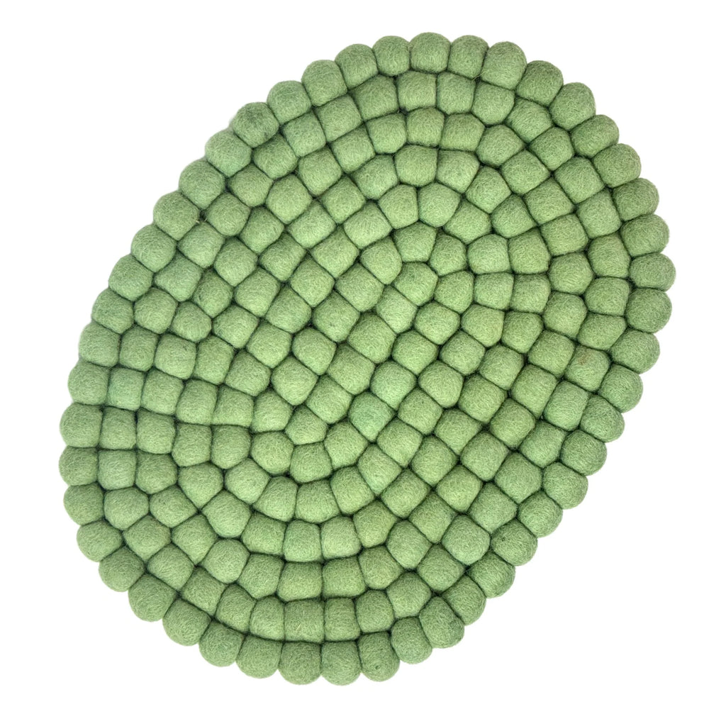 Felt Casserole Trivet, Sage