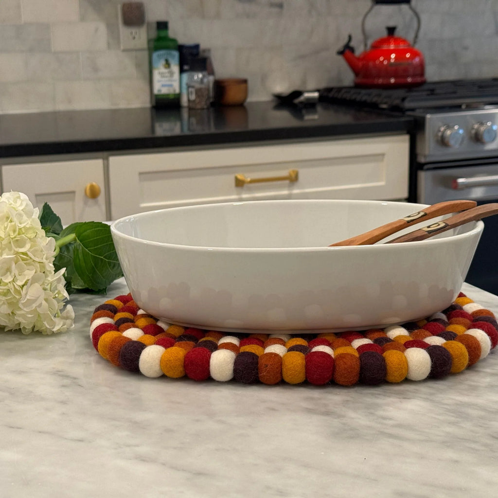 Felt Casserole Trivet, Harvest
