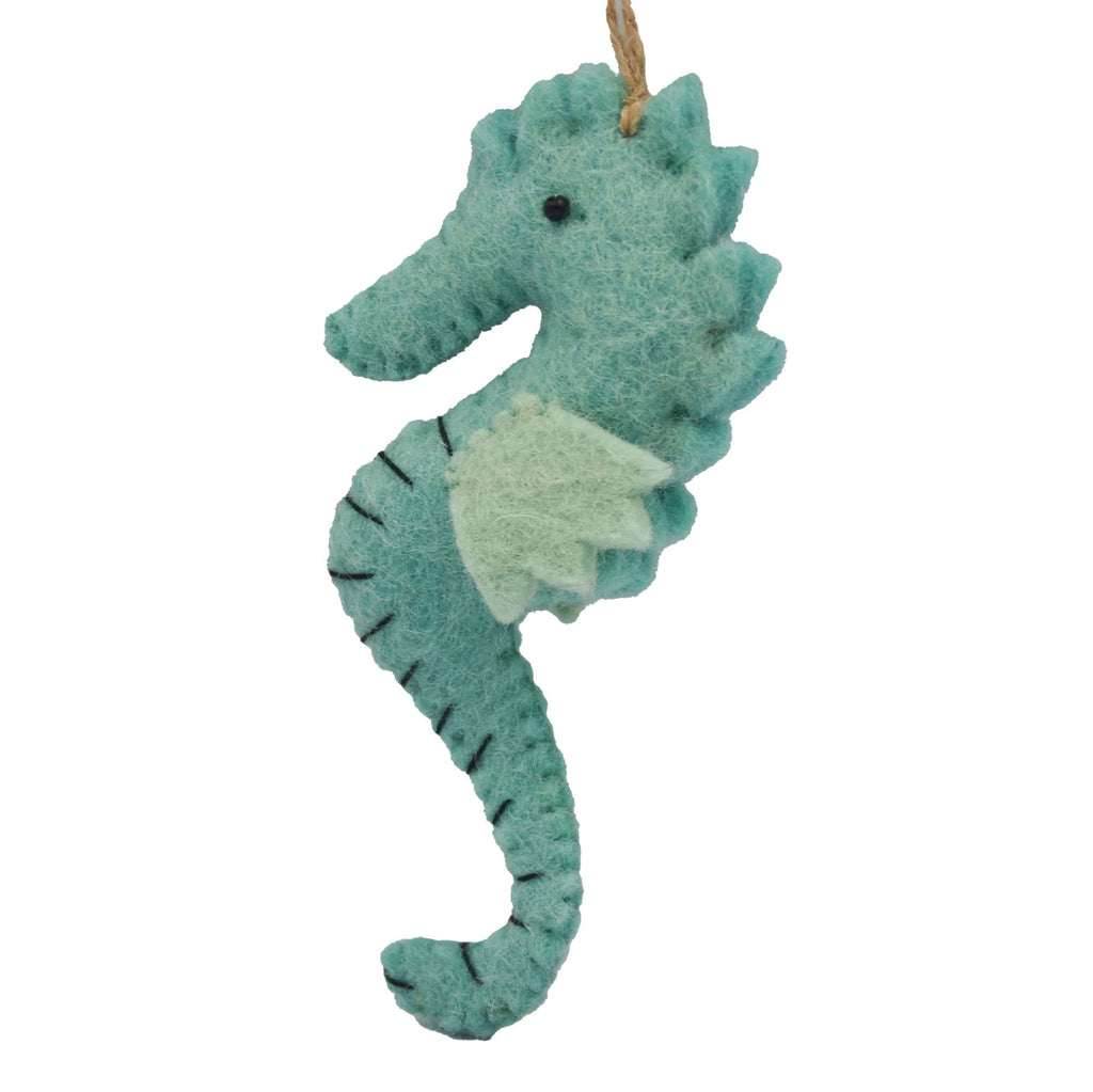 Seahorse Felt Ornament