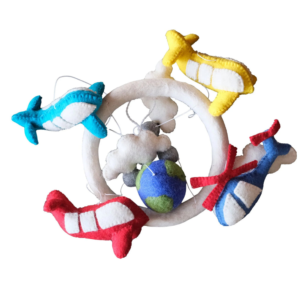 Airplane Flight Nursery Mobile