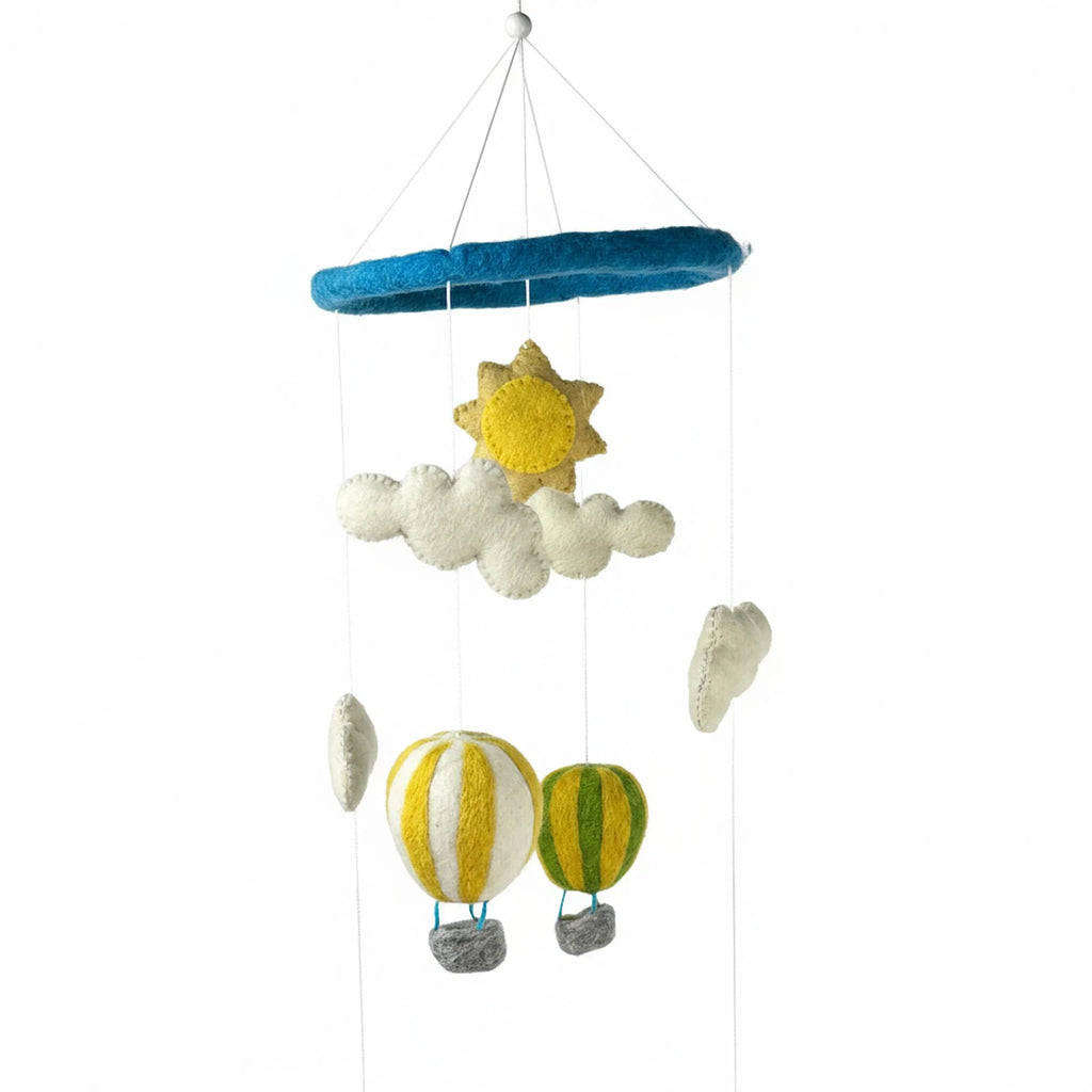 Hot Air Balloon Mobile, Blue