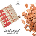 Sandalwood Incense Natural Aromatic Incense Sticks – 75 Count (5 packs of 15)