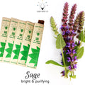 Sage Incense Natural Aromatic Incense Sticks – 75 Count (5 packs of 15)