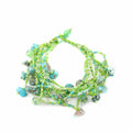 Chunky Stone Bracelet - Greens - Lucias Imports (J)