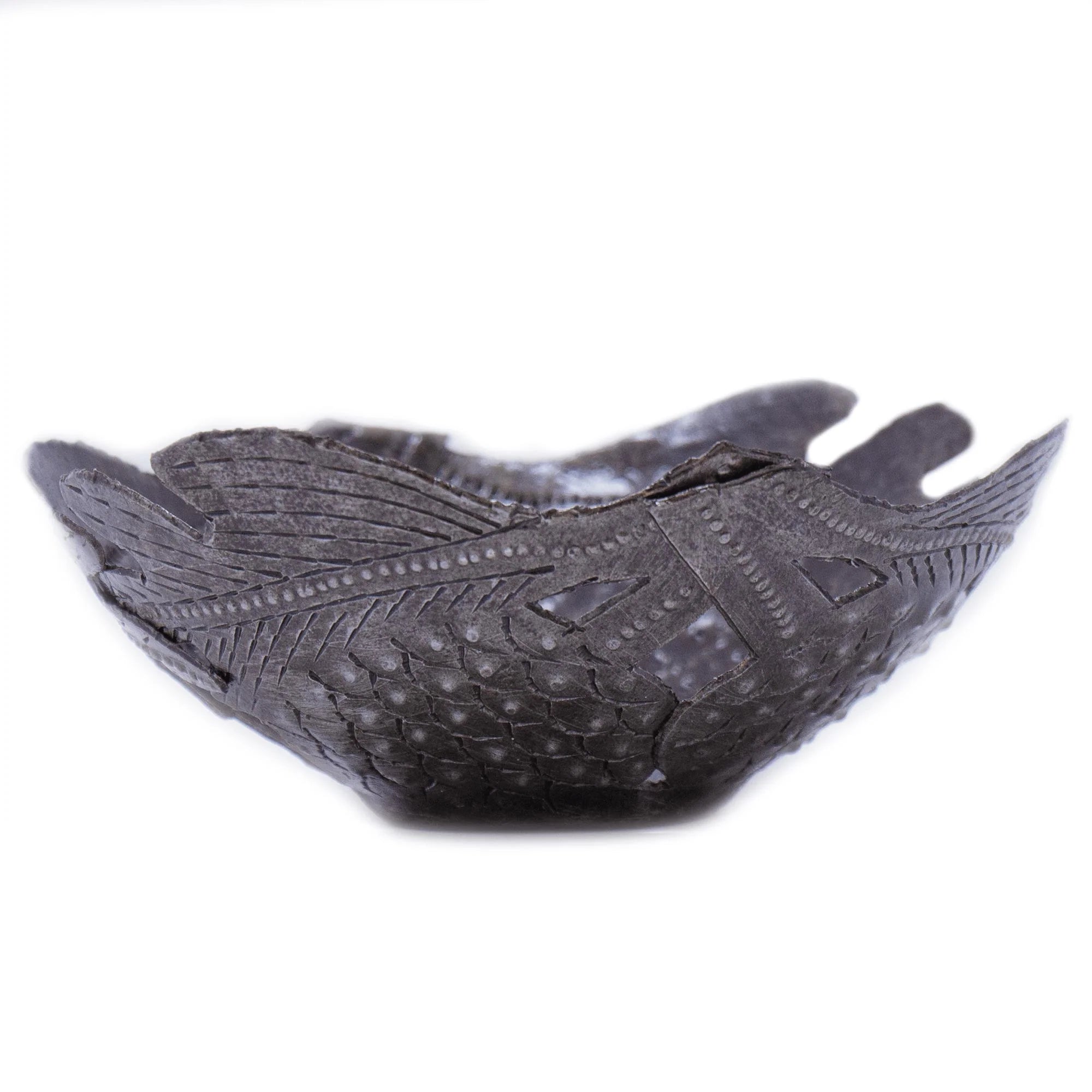 Decorative Drum Art Bowl or Votive, Fruit on Vine