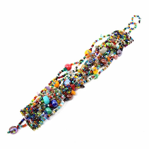 Beachball Beaded Bracelet - Multi