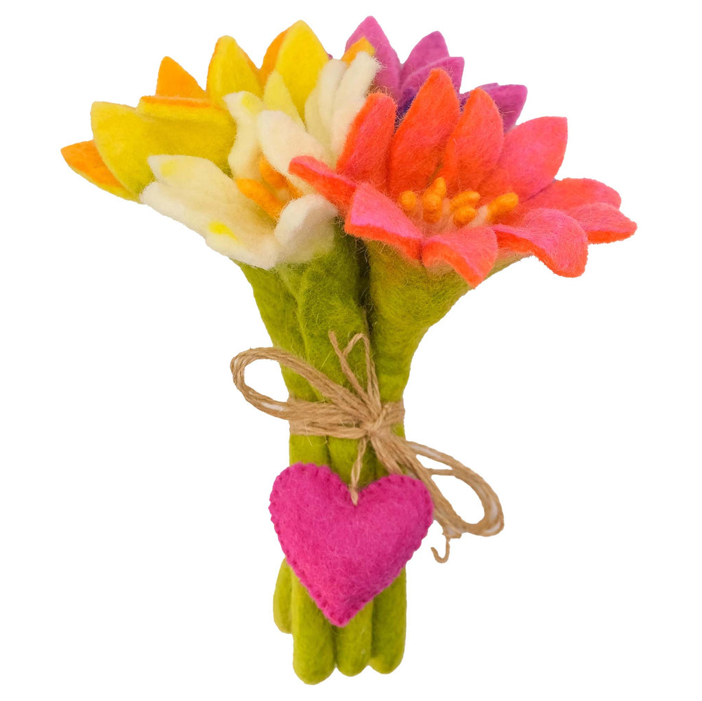 Handmade Felt Flower Bouquet