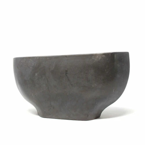 Soapstone Black Menorah - Smolart