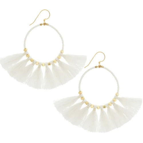 The Dreamer Earring, Cream - Aid Through Trade